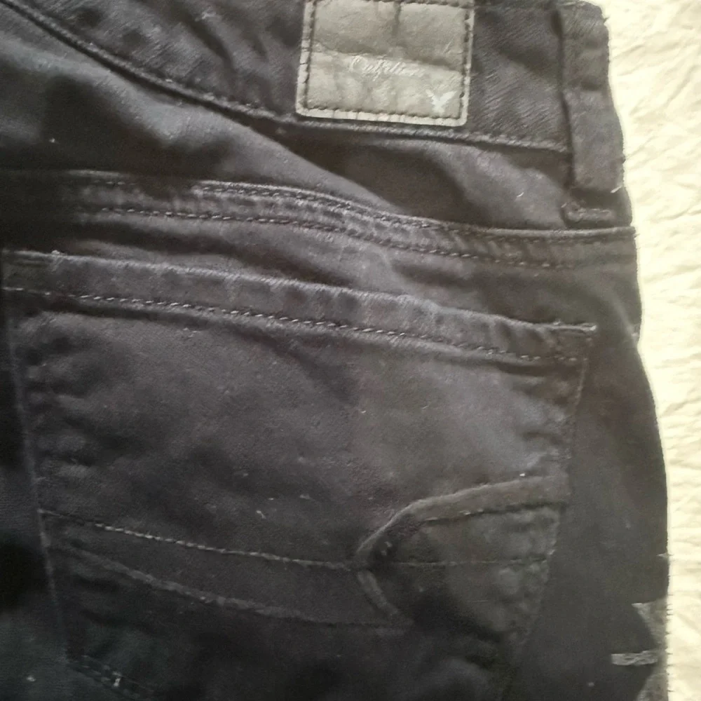 American Eagle Outfitters Black Straight Leg Jeans